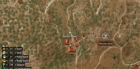 witcher 3 trottheim|witcher 3 reardon manor location.